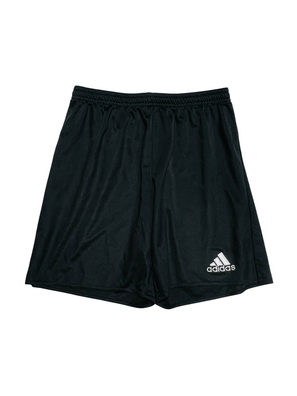 adidas Black Athletic Shorts with White Logo - Kids boys 11-12Y